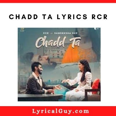 Chadd Ta Lyrics RCR